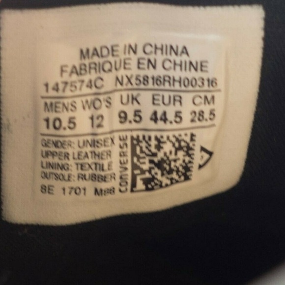 Converse Jack Purcell Low Top Leather Sneakers - Picture 8 of 8